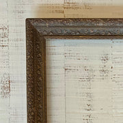 Detailed vintage wooden frame